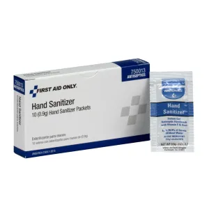 Hand Sanitizer Packets (0.9g), 10 Per Box