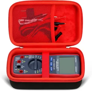 Hard Storage Carrying Case Compatible with AstroAI Digital Multimeter and Analyzer TRMS 6000 Counts Volt Meter Ohmmeter Auto-Ranging Tester, Hard EVA Travel Replacement Bag (Case Only)