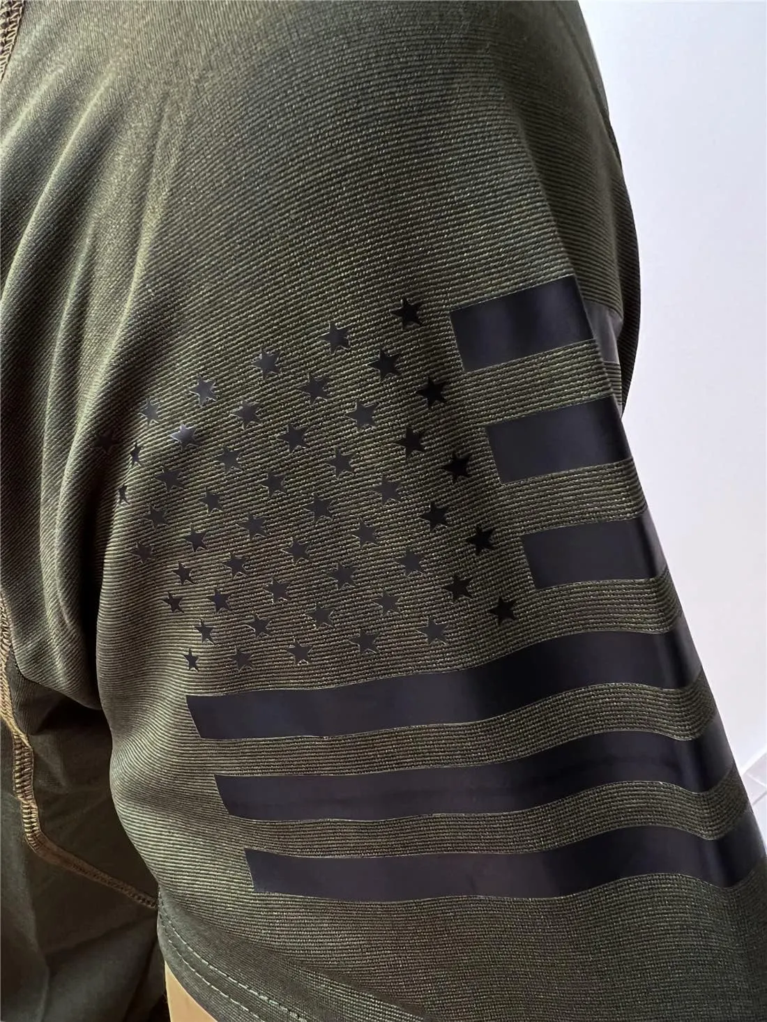 HARGLESMAN Men's 1776 Independence Day American Flag Short Sleeve Polo Golft Shirt(S-3XL)