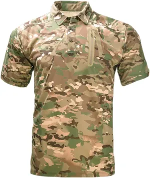HARGLESMAN Men's Tactical Short Sleeve Polo Shirt(S-3XL)