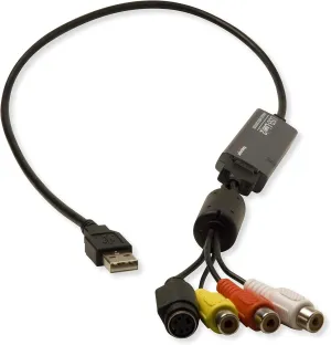 Hauppauge 610 USB-Live2 Analog Video digiizer and Video Capture Device Black