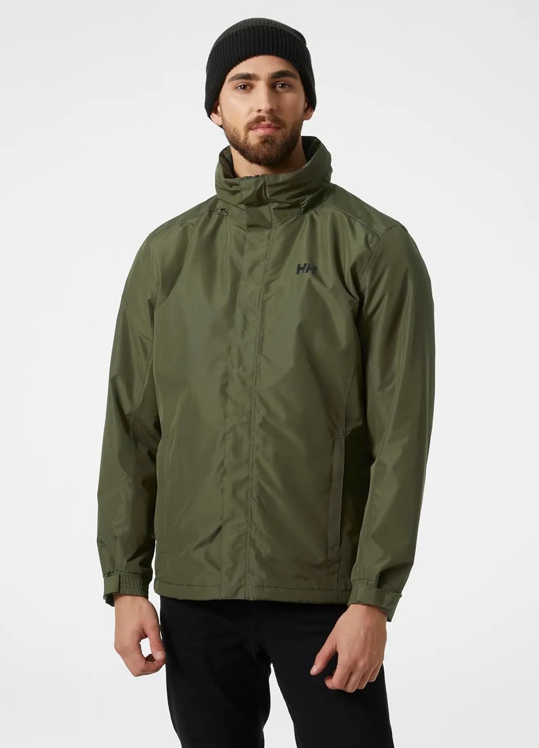 Helly Hansen Men's Waterproof Dubliner Insulated Jacket with Packable Hood for Cold Weather
