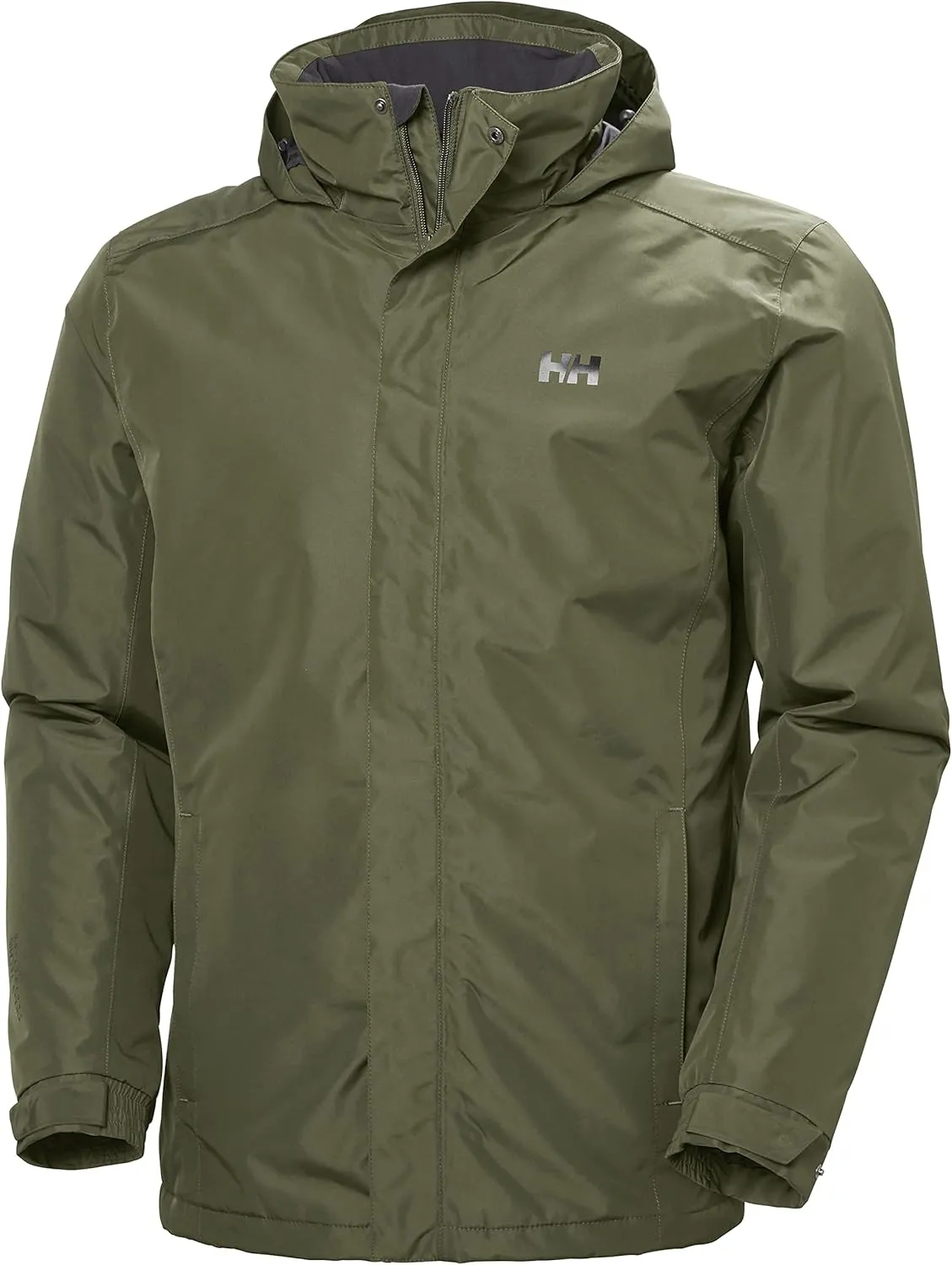 Helly Hansen Men's Waterproof Dubliner Insulated Jacket with Packable Hood for Cold Weather