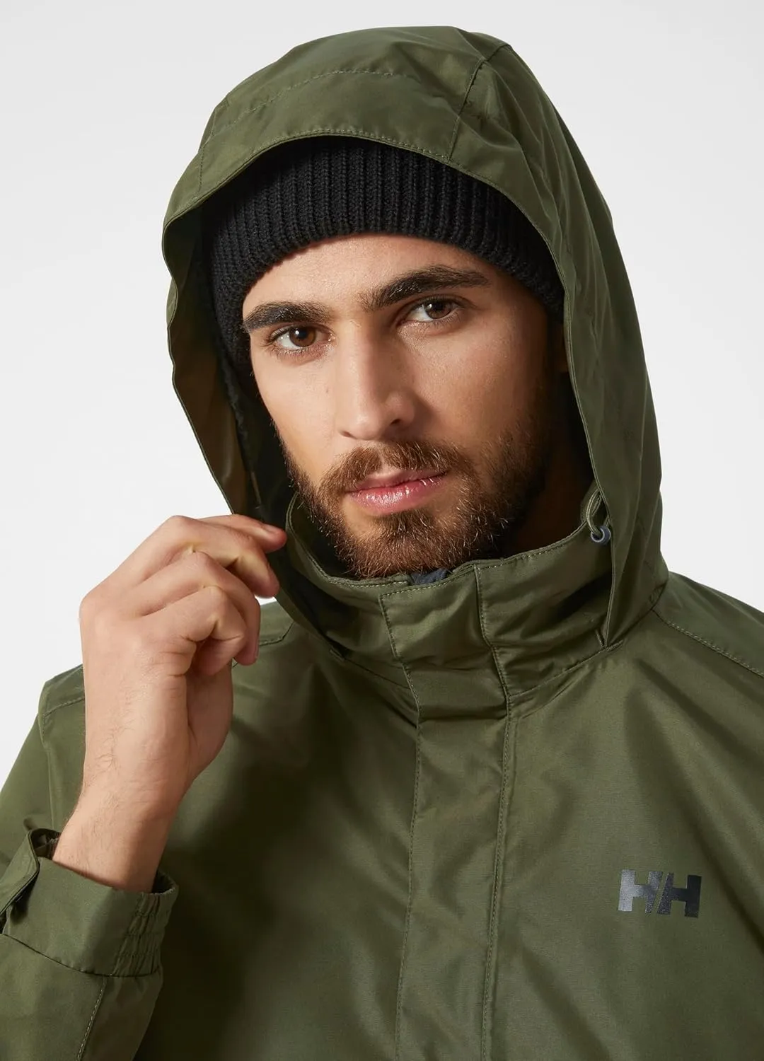 Helly Hansen Men's Waterproof Dubliner Insulated Jacket with Packable Hood for Cold Weather