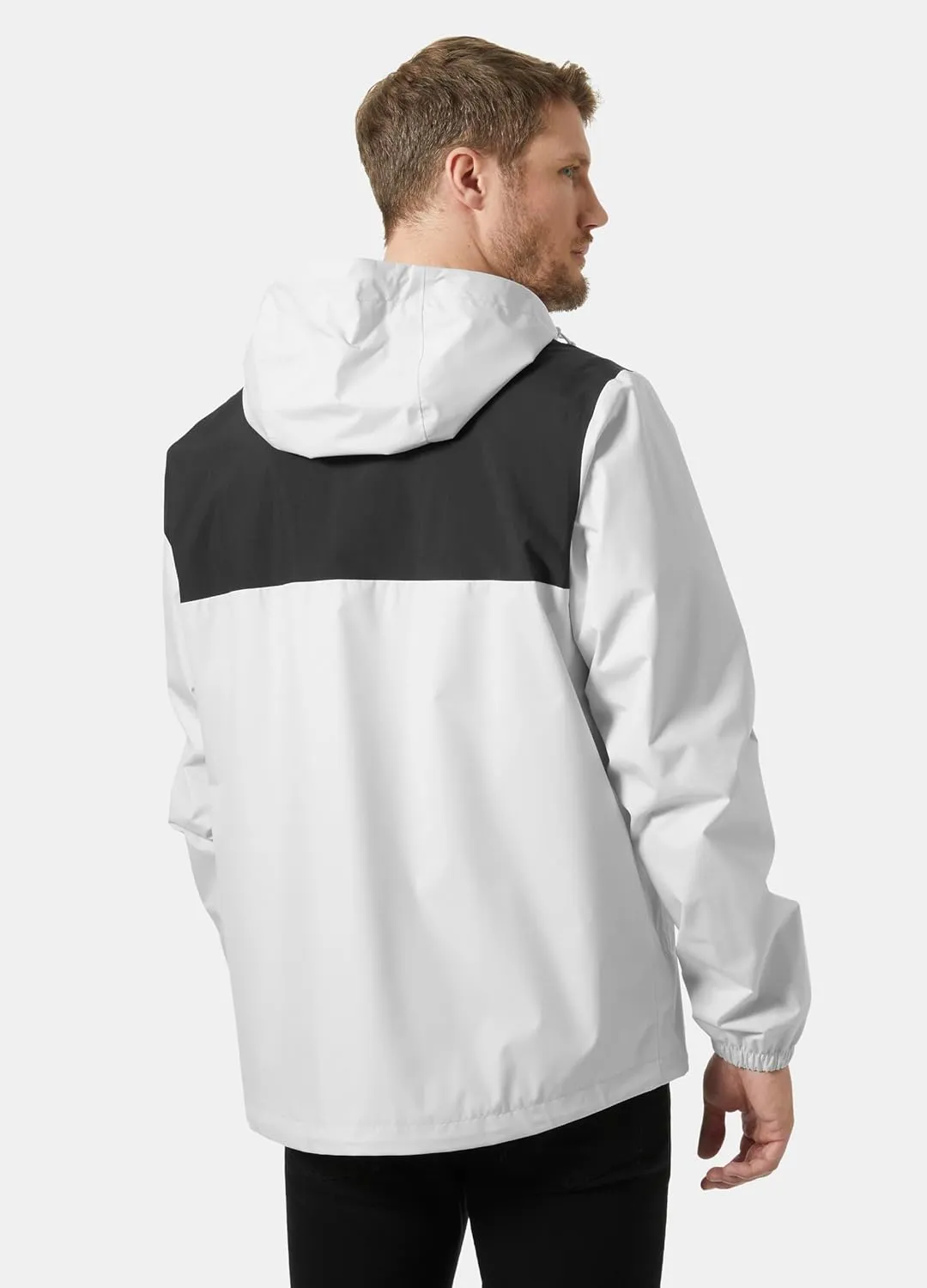 Helly-Hansen Vancouver Rain Jacket - Men's Waterproof, Breathable, Adjustable Hood, Seam-Sealed
