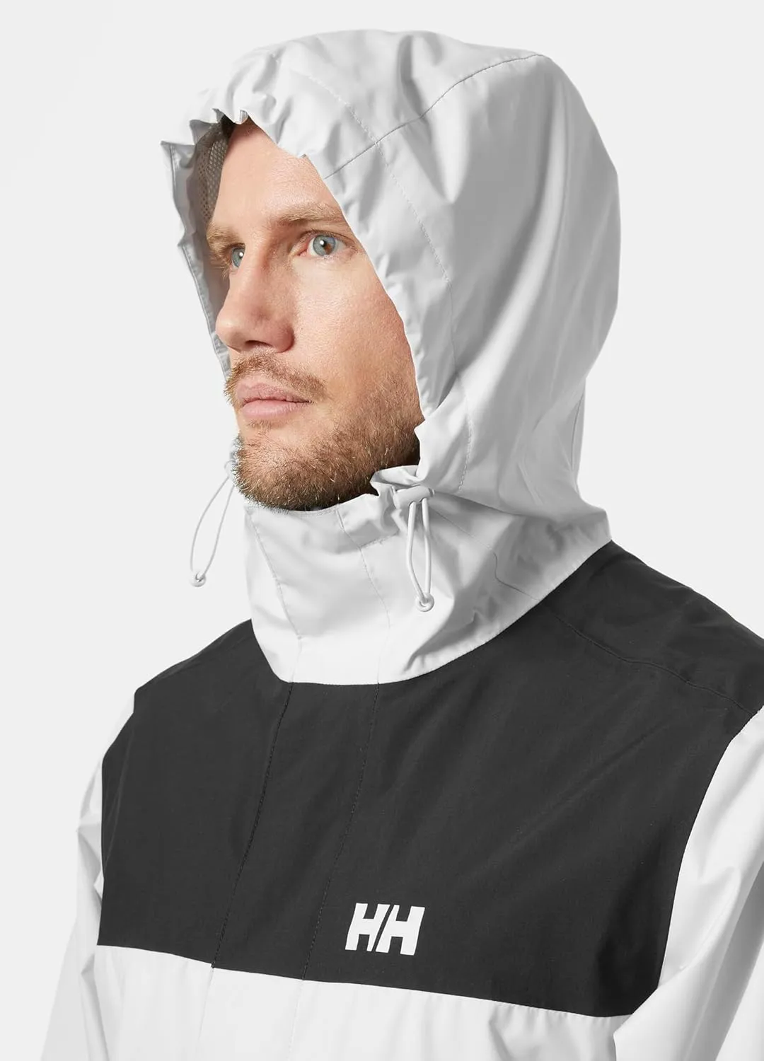 Helly-Hansen Vancouver Rain Jacket - Men's Waterproof, Breathable, Adjustable Hood, Seam-Sealed