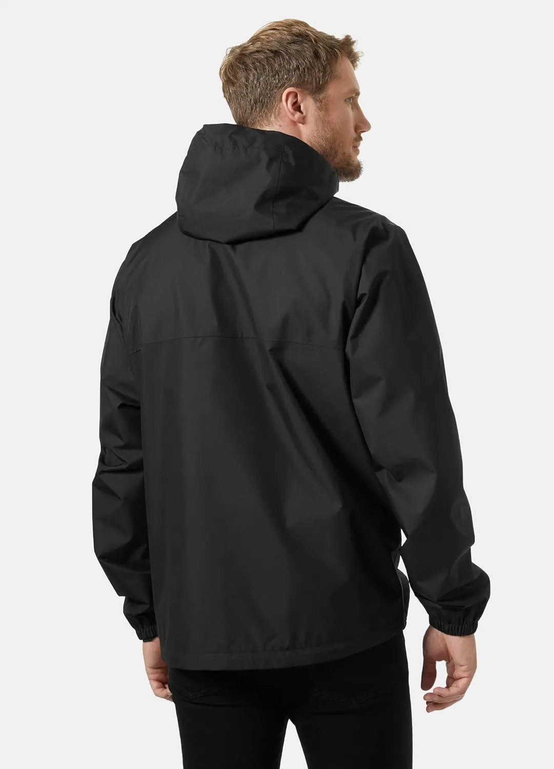 Helly-Hansen Vancouver Rain Jacket - Men's Waterproof, Breathable, Adjustable Hood, Seam-Sealed