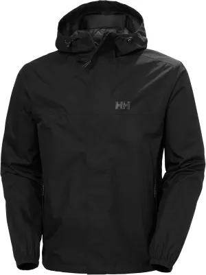 Helly-Hansen Vancouver Rain Jacket - Men's Waterproof, Breathable, Adjustable Hood, Seam-Sealed