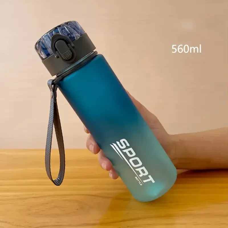 High-Quality Sports Water Bottle – 560ml Leakproof & Portable for Gym, Travel & Outdoor Use