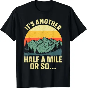 Hiking Art For Men Women Camping Backpacking Mountain Hiker T-Shirt
