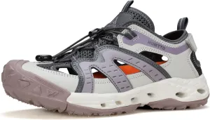 HUMTTO Women's Amphibious Closed Toe Hiking Sandals Quick-Dry Water Shoes Non-Slip Athletic Adjustable Outdoor Fisherman Summer Beach Walking Travel Sandals