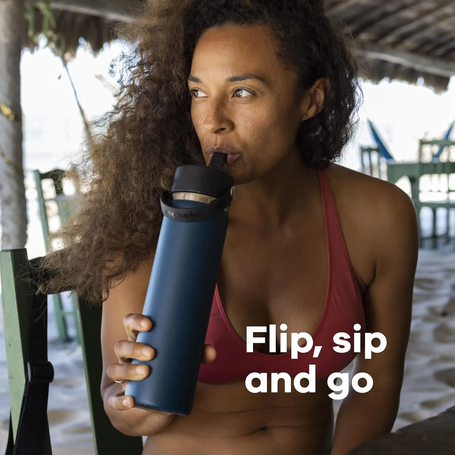 Hydro Flask Wide Flex Straw Cap Lupine 32 Oz