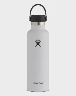 Hydroflask Bottle w/ Flex Straw Cap ~ White