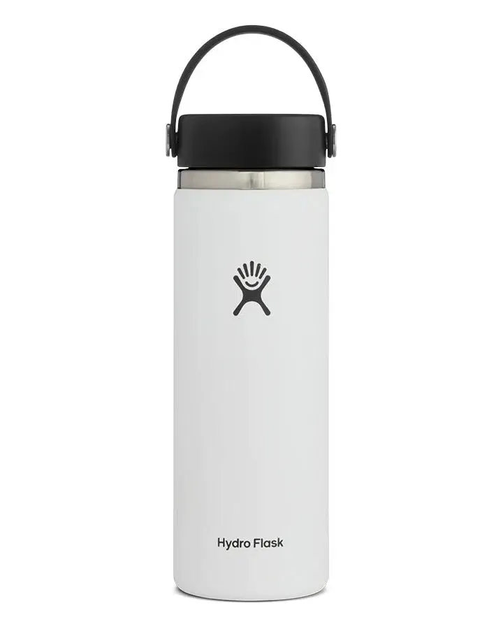 Hydroflask Bottle w/ Flex Straw Cap ~ White