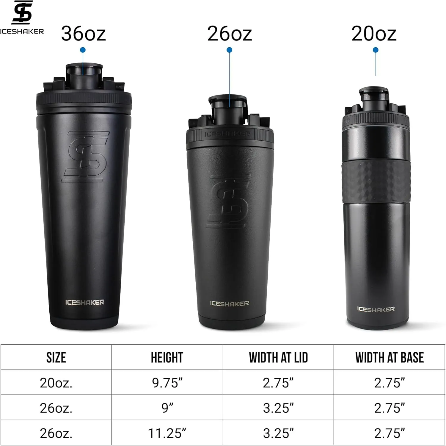Ice Shaker Insulated Stainless Steel Shaker Bottle | 26oz, Pink | Cold for 30  Hours | Insulated Cup with Twist-on Agitator | Odor-Free Bottle for Protein Shakes, Water, Smoothies, Cocktails