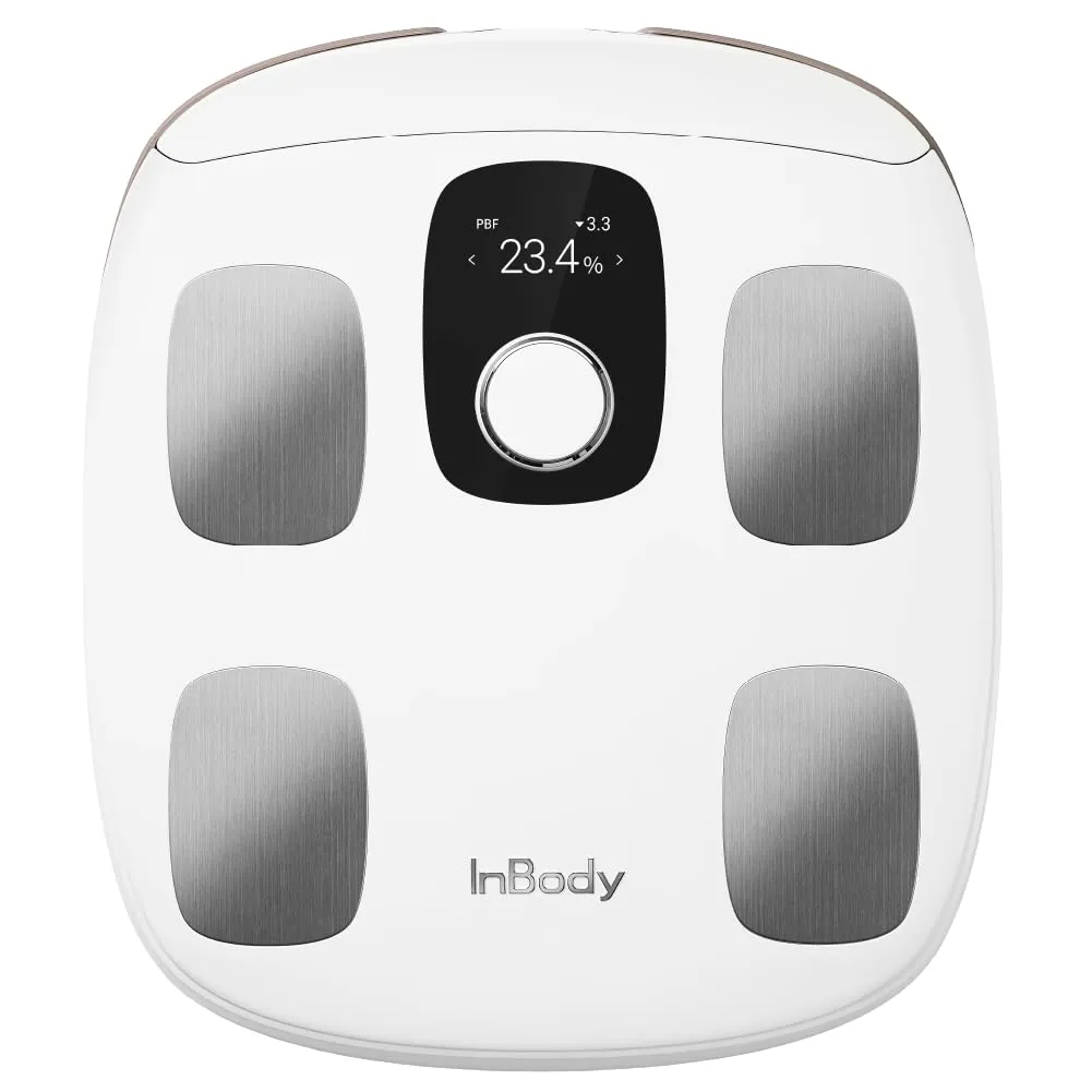 InBody Dial H30 Digital Smart Scale - Body Weight, Body Fat Percentage, and Muscle Mass - Fitness Accessory for Men & Women - Wi-Fi, Bluetooth and InBody App - FSA/HSA Eligible