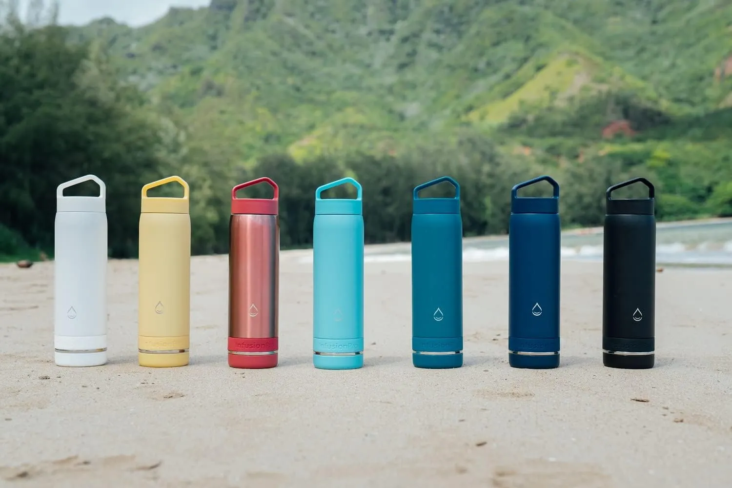 Infusion Pro Fruit Infuser Water Bottle Vacuum Insulated (20 oz) Stainless Steel : Fruit Infusion Recipe eBook : Bottom Loading Water Infuser for More Flavor : Easy Cleaning : Great Gift Water Bottle