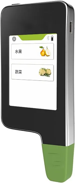 Instant Read Digital Nitrate Tester, Fruit Vegetable Meat TDS Water Tester, Touch Screen Control, Three-colour Display Of Results, Can Detect More Than 60 Kinds Of Fruits and Vegetables, for Home
