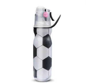 Insulated Sports Water Bottle with Spray Mist and Sip Kids Cool Misting Soccer Water Bottles School for Boys Girls Gym Cycling Climbing 20 OZ, Leak Proof Squeeze Cold Waterbottle