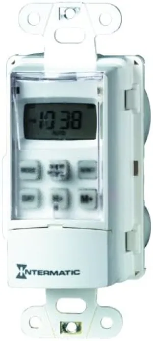 Intermatic Digital 7-Day Programmable Wall Switch Timer #SS7C