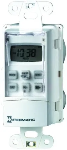 Intermatic Digital 7-Day Programmable Wall Switch Timer #SS7C