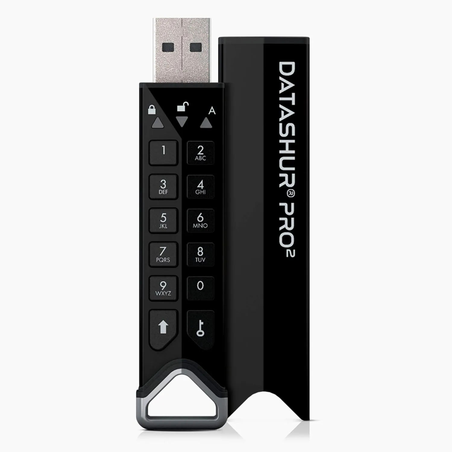 iStorage datAshur PRO2 512 GB | Secure Flash Drive | FIPS 140-2 Level 3 Certified | Password protected | Dust/Water-Resistant