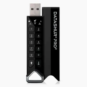 iStorage datAshur PRO2 512 GB | Secure Flash Drive | FIPS 140-2 Level 3 Certified | Password protected | Dust/Water-Resistant