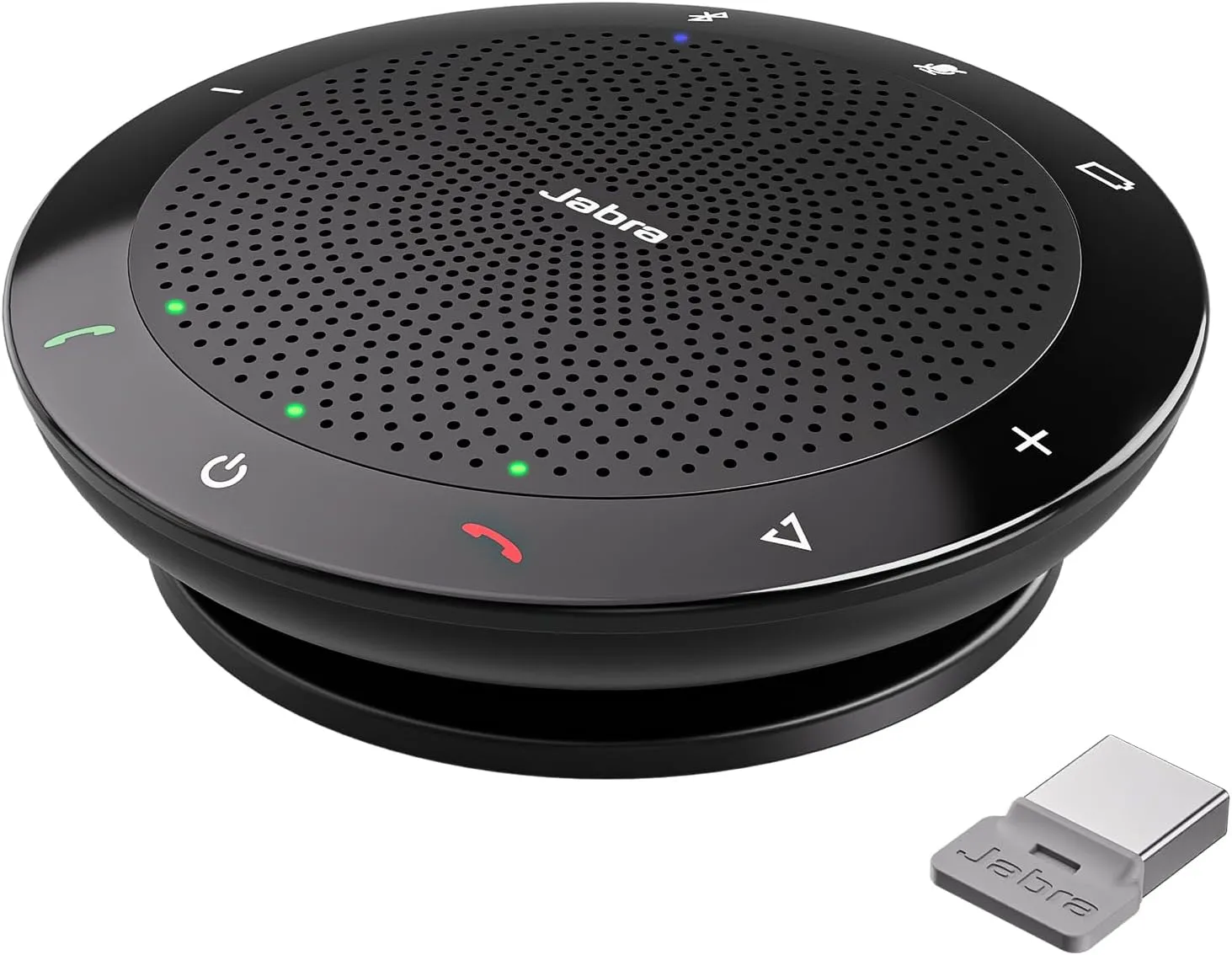 ITSPWR Jabra Speakerphone 510  UC - Wireless Portable Conference Bluetooth Speaker with Microphone Contains Link 370, Echo Cancellation, Plug&Play, Comes Bundle