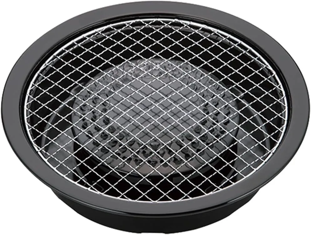 Iwatani Korean Cookware Aburi Stove Top Grill Pan, Black, CB-A-AMP