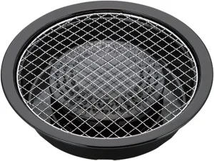 Iwatani Korean Cookware Aburi Stove Top Grill Pan, Black, CB-A-AMP