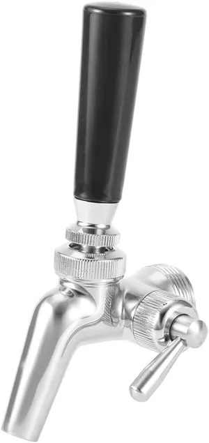 Jerliflyer Adjustable Beer Faucet,Stainless Steel Draft Beer Dispense for Beer Tap for Classic American Kegs