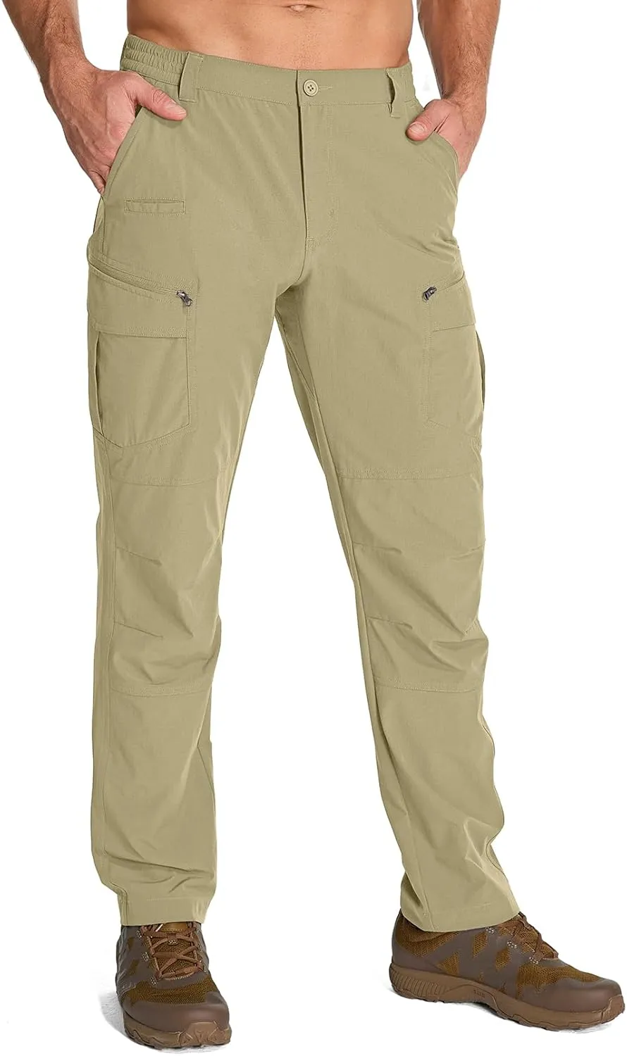 Jessie Kidden Men's Flex Stretch Tactical Pants, Water Resistant Ripstop Cargo Pants Lightweight BDU Outdoor Work Hiking