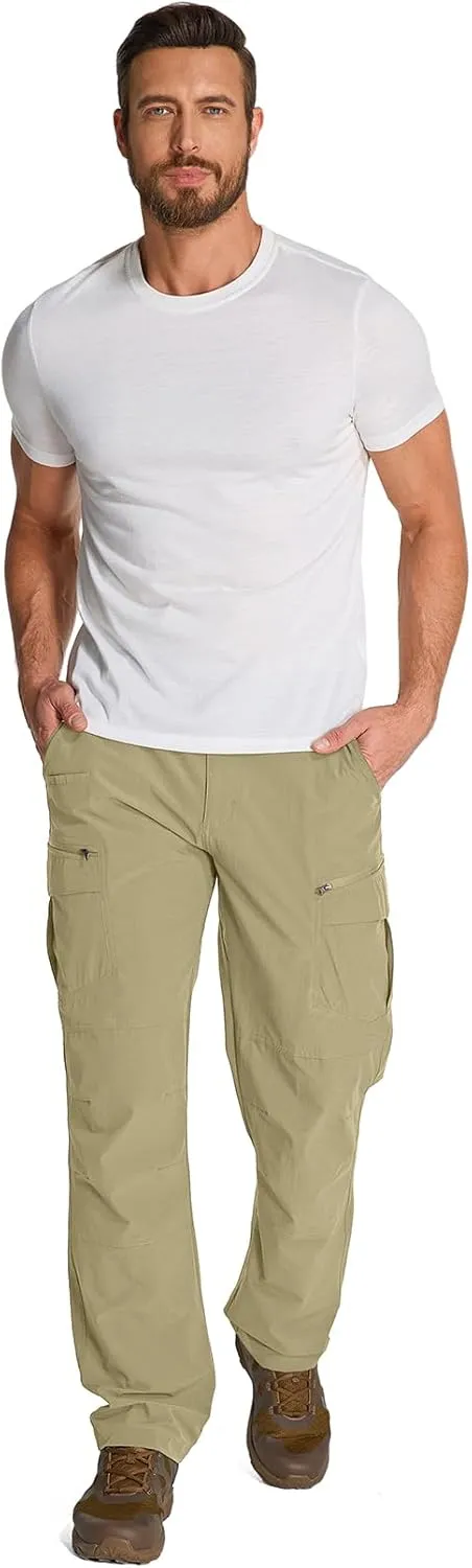 Jessie Kidden Men's Flex Stretch Tactical Pants, Water Resistant Ripstop Cargo Pants Lightweight BDU Outdoor Work Hiking