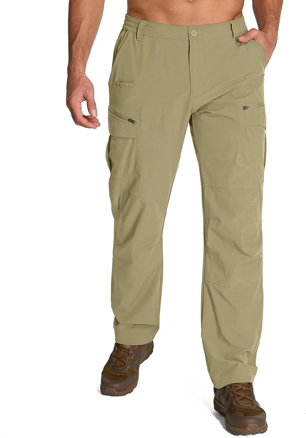 Jessie Kidden Men's Flex Stretch Tactical Pants, Water Resistant Ripstop Cargo Pants Lightweight BDU Outdoor Work Hiking