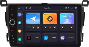 JOYING Car Stereo Carplay for Toyota RAV4 Radio 2013-2018 Android 12 Head Unit 9 inch Touch Screen 8GB 128GB with Android Auto GPS Navigation Bluetooth Mirror Link DSP(JY-TZ186N8)