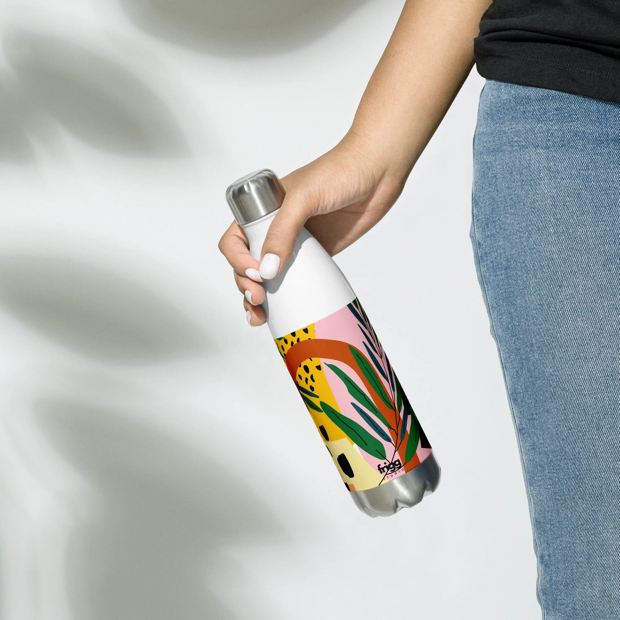 JUNGLE - STAINLESS STEEL WATER BOTTLE