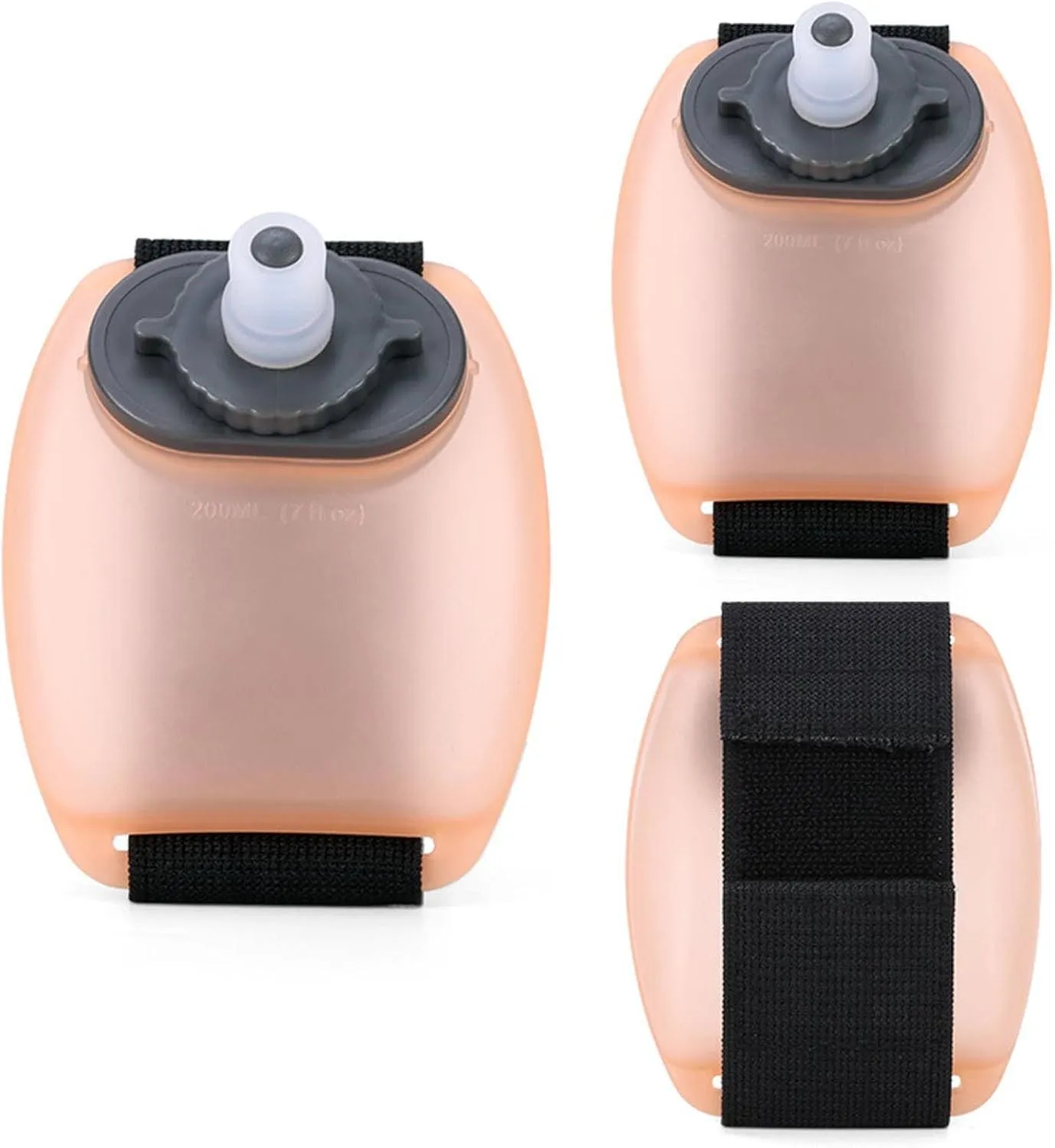 KAYNO Summer Outdoor Running Wrist Water Bottle Fitness Cycling Sports Water Cup 200ml Marathon Hydrating Portable Water Bottle