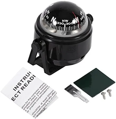 Keenso Waterproof Sea Marine Bracket Mount Voyager Hiking and Camping Fits Boat Caravan Truck