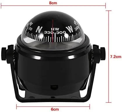 Keenso Waterproof Sea Marine Bracket Mount Voyager Hiking and Camping Fits Boat Caravan Truck