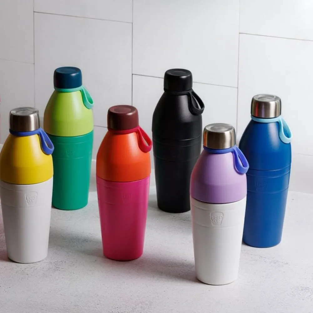 KeepCup Thermal Stainless Steel Water Bottle | Vacuum Insulated Travel Coffee Thermos Cup with Spill Proof Lid | Large | 22 oz / 660ml | Calenture