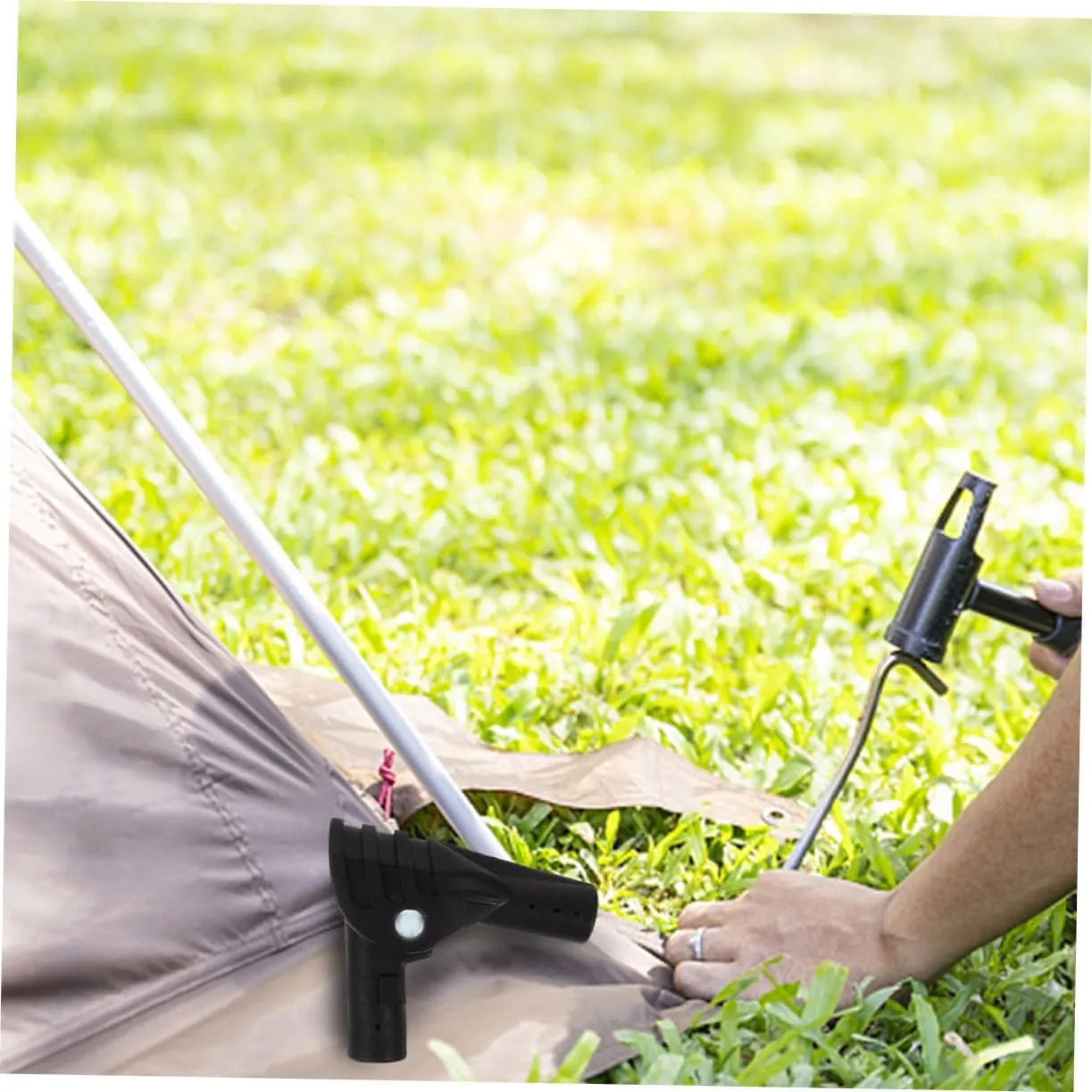 KESYOO Tent Connector Parts Tent Poles Tent Support Pole Fitting Camping Supply Tent Support Rod Tent Adapter