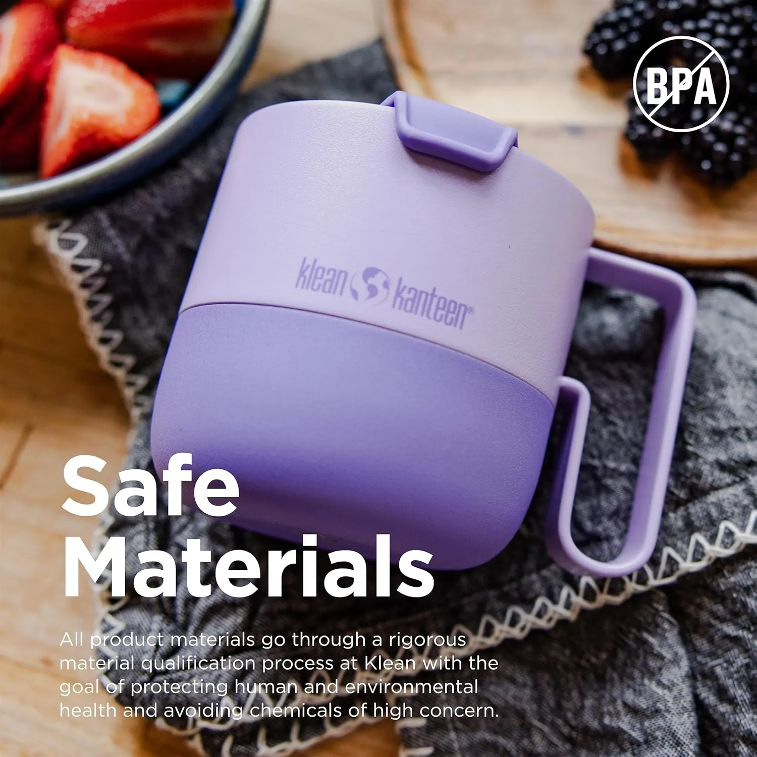 Klean Kanteen 16 oz Rise Tumbler - Insulated, Reusable Stainless Steel Tumbler - Dishwasher Safe & BPA Free - Lilac