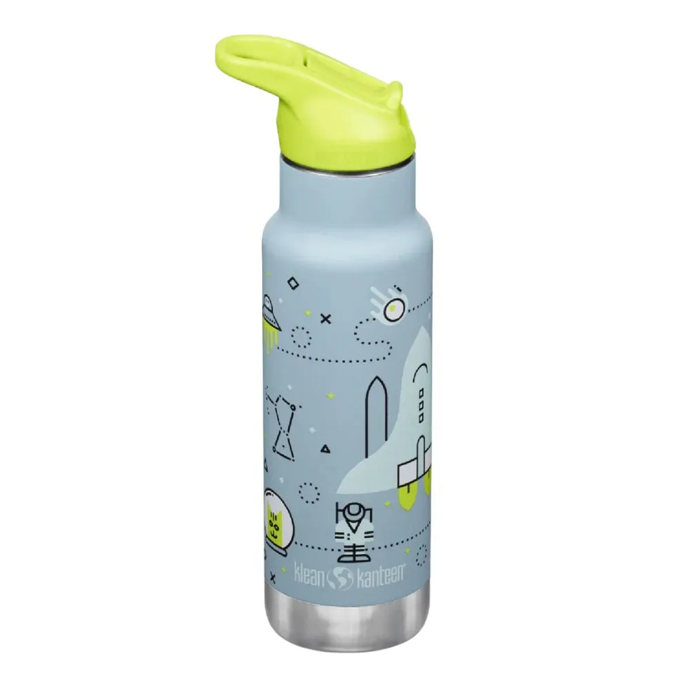 Klean Kanteen Kids 12oz 355ml Flip Seal Sport Cap with Straw - Insulated