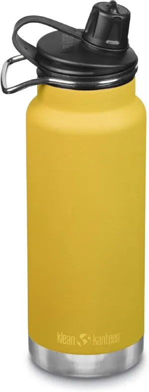 Klean Kanteen TKWide Insulated Water Bottle with Chug Cap - Portable, Stainless Steel Travel Bottle - Perfect for Sports & Outdoor Activities - Marigold, 32 oz