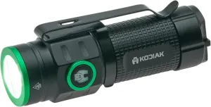 KODIAK KUB 1000 Lumen Rechargeable Flashlight – Compact with Magnetic Base, Turbo Mode, USB Cable Included, LED Flashlight