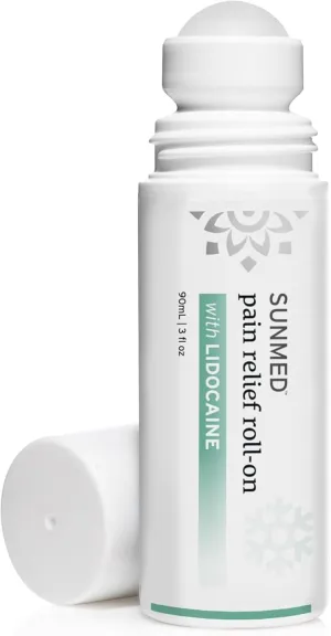 Lidocaine 4% Roll-On Pain Relief – Targeted Topical Hemp Oil Extract for Muscle, Joint & Discomfort Relief – Portable Recovery Solution for Athletes – Quick Numbing Action, 3oz
