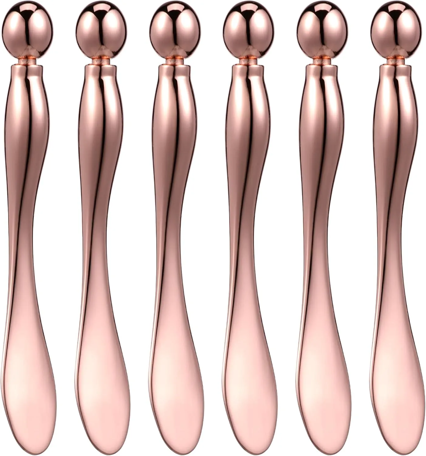 LIFKOME Cream Applicator Roller Metal Eye Stick Facial Spa Tool Mini Massager Moisturizing Device Beauty Roller Kit