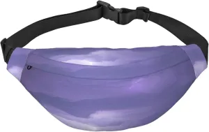 Lightning Storm Men'S And Women'S Waist Pack, Crossbody Bag With Adjustable Belt For Running, Traveling, Sports, Hiking