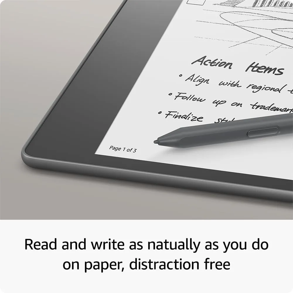 Like-New Amazon Kindle Scribe (16 GB) the first Kindle and digital notebook, all in one, with a 10.2” 300 ppi Paperwhite display, includes Premium Pen