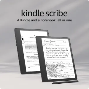 Like-New Amazon Kindle Scribe (16 GB) the first Kindle and digital notebook, all in one, with a 10.2” 300 ppi Paperwhite display, includes Premium Pen